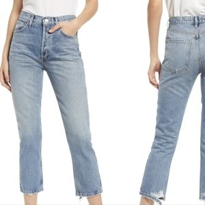 AGOLDE Riley High Rise Straight Crop - NWT - 26